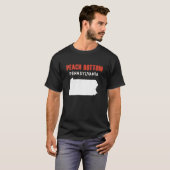 Peach Bottom Pennsylvania Verenigde Staten Amerika T-shirt (Voorkant volledig)