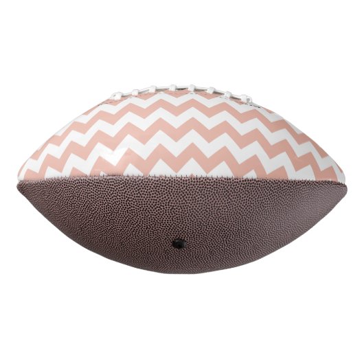 Peach Bride en Grooms Custom Football (Gedraaid 270)