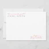 Peach & Brown Home, Sweet New Home - Texas Aankondiging (Achterkant)