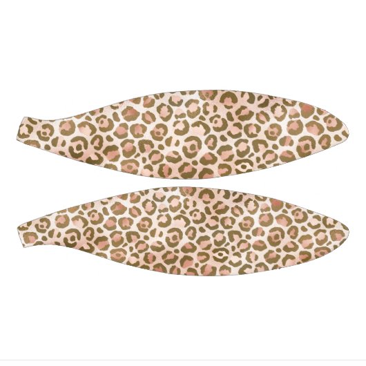  Peach Brown Leopard Print Basketbal (Panelen)