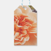 Peach bruiloft thema cadeau labels cadeaulabel (Achterkant)