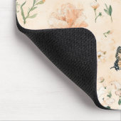 Peach Butterflies Floral Muismat (Hoek)