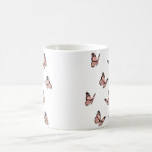 Peach Butterflies Koffiemok (Center)