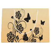 Peach Butterfly Garden Groot Cadeauzakje (Voorkant)