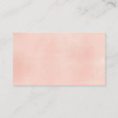 Peach Cactus Floral Registry Insert Informatiekaartje (Achterkant)