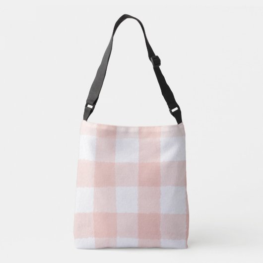 Peach Canvas tas - Over the Shoulder Mama Hustle C (Achterkant)