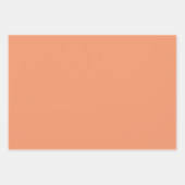 Peach Classic  naadloos Damask-patroon Inpakpapier Vel (Voorkant 3)