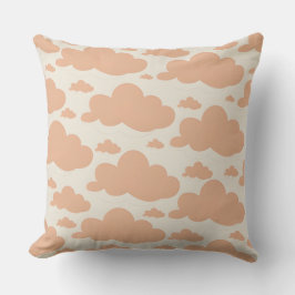 Peach Cloud Sky Pillow Kussen
