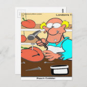 Peach Cobbler Funny LTCartoons Briefkaart (Voorkant / Achterkant)