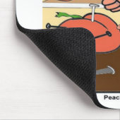 Peach Cobbler Funny LTCartoons Muismat (Hoek)