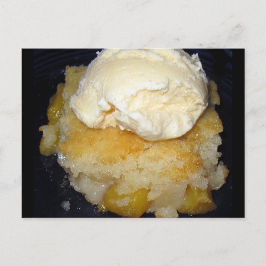 Peach Cobbler Recipe Briefkaart (Voorkant)