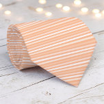 Peach Color Stripes Necktie Stropdas<br><div class="desc">This eye-catching necktie features a vibrant color with bold stripes,  perfect for adding a pop of energy to any outfit. Whether it's for a special occasion or everyday wear,  this stylish accessory is sure to make a statement.</div>