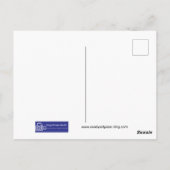 PEACH  COLORED FLOWERS #2 BRIEFKAART (Achterkant)