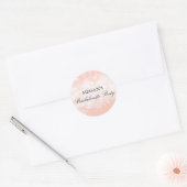 Peach Confetti Bachelorette Party Sticker (Envelop)