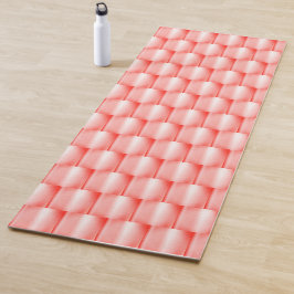 Peach Coral Metallic Abstract Elegant Chic Yogamat