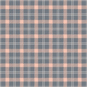 Peach Coral Plaid Katoen Tafelkleed voor Dining