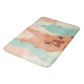 Peach Cream Mint Cowgirl Koeienhuid Badmat (Gekanteld)