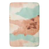 Peach Cream Mint Cowgirl Koeienhuid Badmat (Voorkant Verticaal)