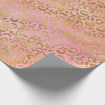 Peach Cream Roze Geel Goud Leopard Print Tie Dye