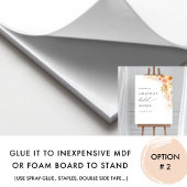 Peach Cream Vrijgezellenfeest / Brunch Welkomstbor Poster