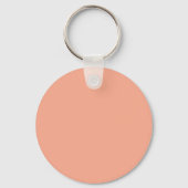 Peach Custom Name Motivational Quote   Sleutelhanger (Achterkant)