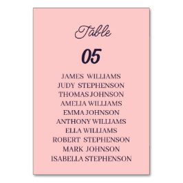 Peach Custom Wedding Kaart