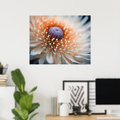 Peach Dalia Poster (Thuiskantoor)