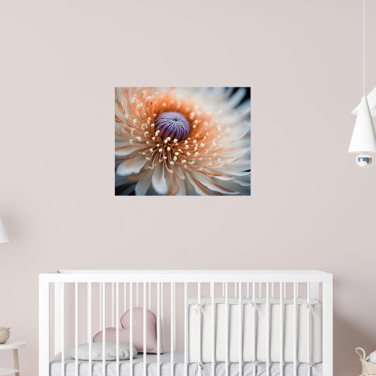 Peach Dalia Poster (Kinderkamer 2)