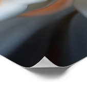 Peach Dalia Poster (Hoek)