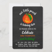 Peach Design, onze kleine perzik, verjaardag Kaart (Voorkant)