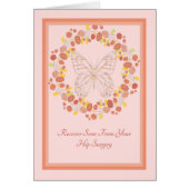 Peach Designer Kaart voor Hip Chirgery (Voorkant)