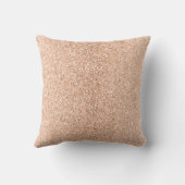 PEACH DIAMOND HEART GLITTER CUSHION RING PILLOW KUSSEN (Achterkant)