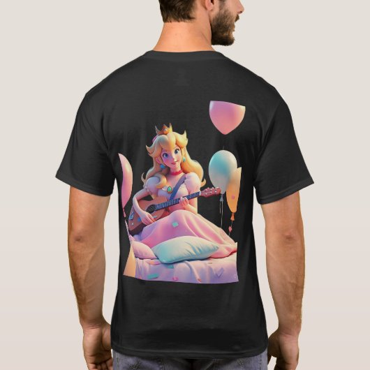 Peach Dreams – Clairo-geïnspireerd Lofi Album T-sh T-shirt (Achterkant)