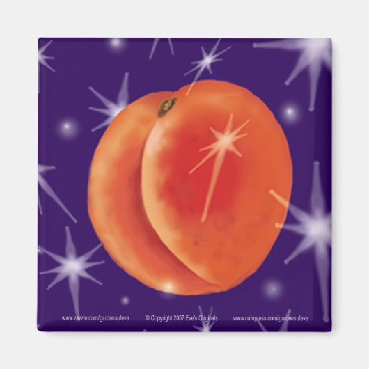 PEACH DREAMS SQ Magnet (Voorkant)