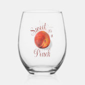 Peach Drinkware Set Wijnglas Zonder Voet (Voorkant)