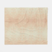 Peach elegant floral butterfly pattern fleece deken (Voorkant (Horizontaal))
