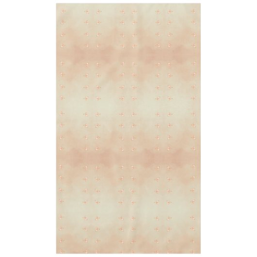 Peach elegant floral butterfly pattern tablecloth  tafelkleed (Voorkant)