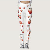 Peach Emoji Leggings (Voorkant)