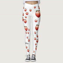 Peach Emoji Leggings