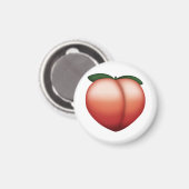 Peach - Emoji Magneet (Voorkant / Achterkant)