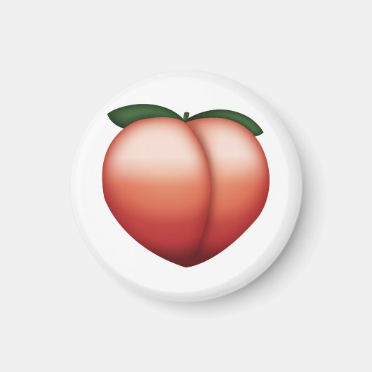 Peach - Emoji Magneet (Voorkant)