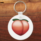 Peach - Emoji Sleutelhanger (Voorkant)