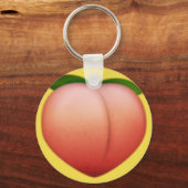 Peach emoji sleutelhanger (Voorkant)