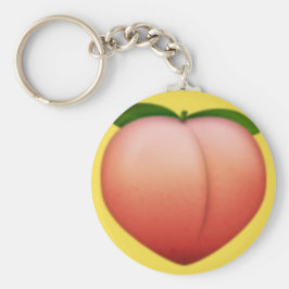 Peach emoji sleutelhanger
