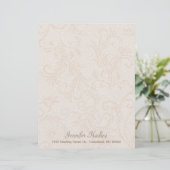Peach en Blush Flourish Custom (Staand voorkant)