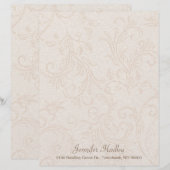 Peach en Blush Flourish Custom (Voorkant / Achterkant)