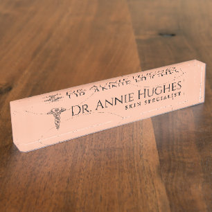 Peach en Cream Doctor Skin Specialist Naambordje