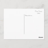 Peach en Gold Glitter sturen liefde uit Texas Briefkaart (Achterkant)