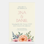 Peach en Petal Dream Acryl Bord (Voorkant)