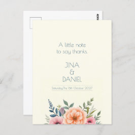 Peach en Petal Dream Briefkaart